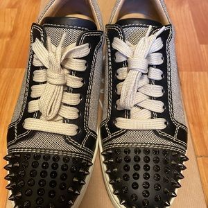 Christian Louboutin Louis Jr Spikes Flat 40 $895